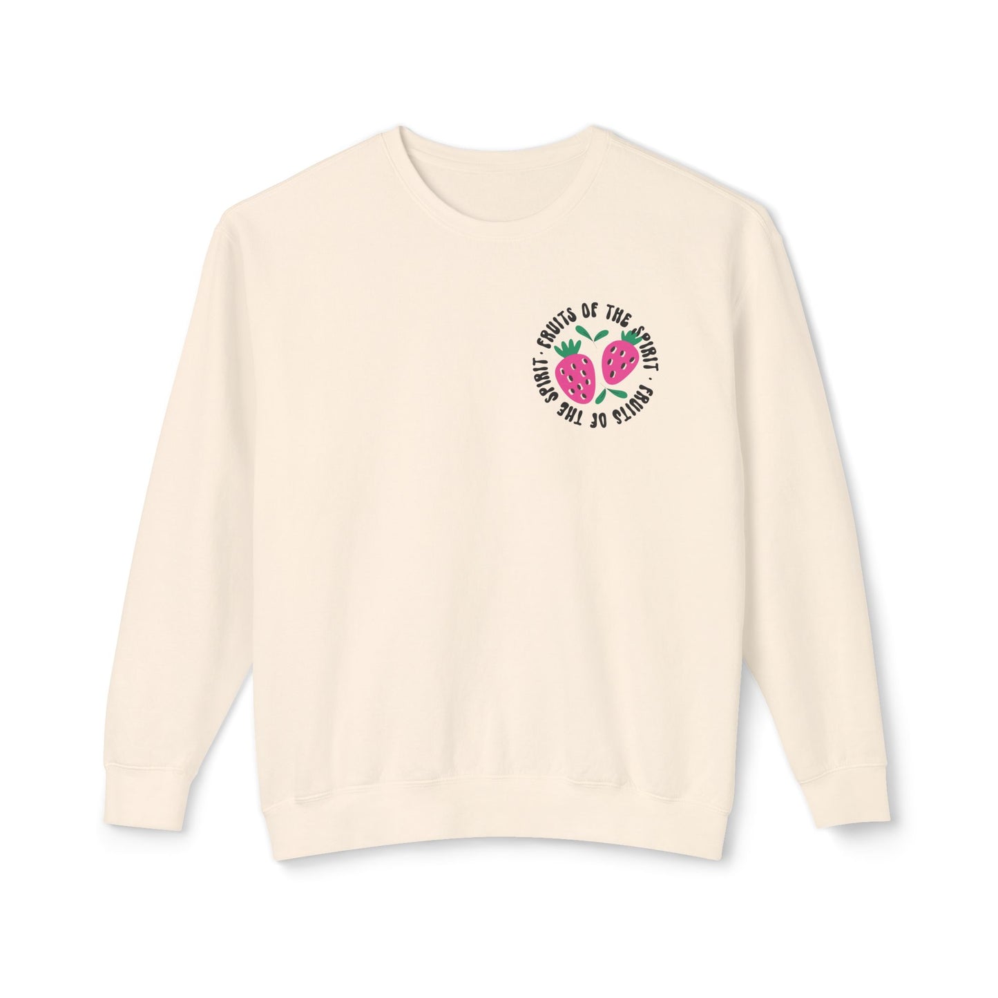 Fruits of the Spirit Lightweight Crewneck Sweatshirt Comfort Colors
