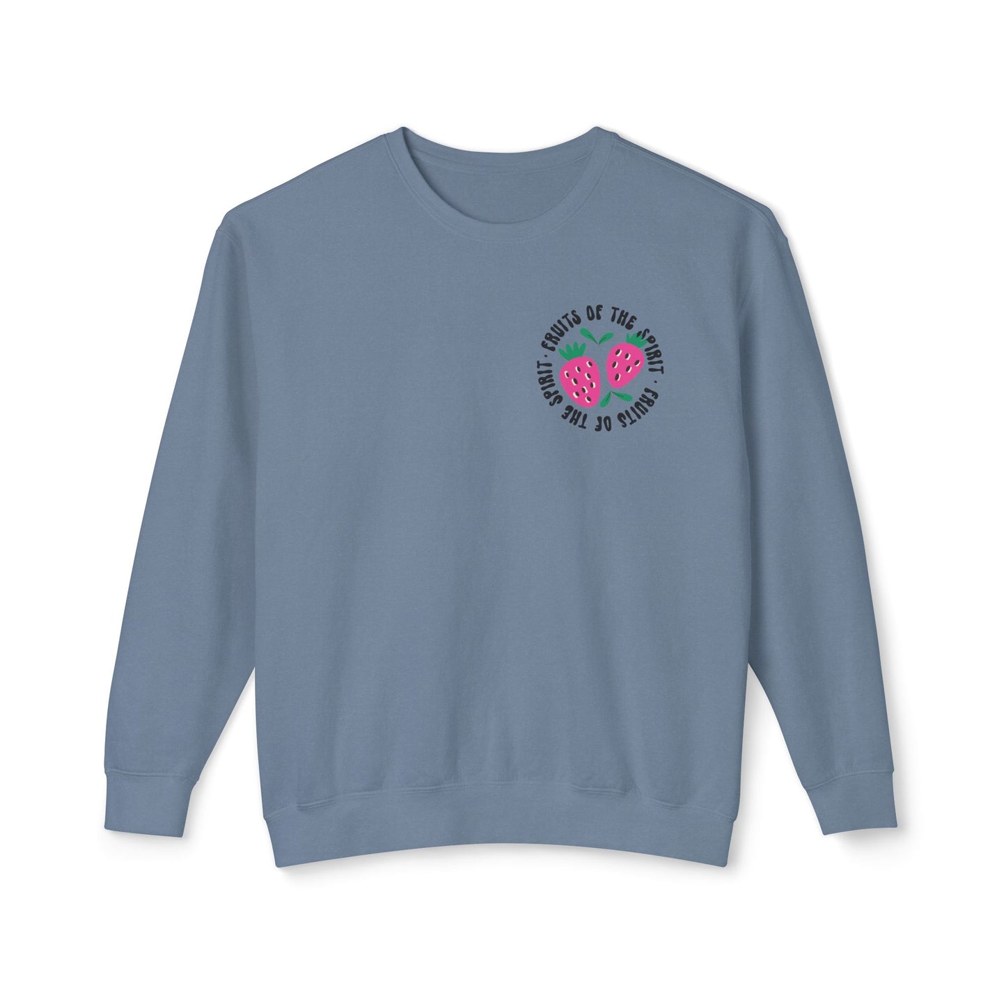 Fruits of the Spirit Lightweight Crewneck Sweatshirt Comfort Colors