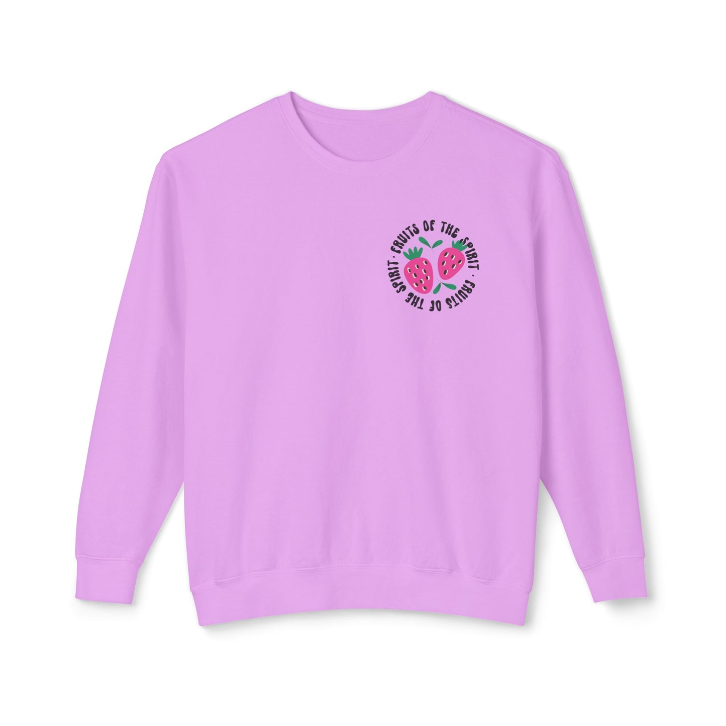 Fruits of the Spirit Lightweight Crewneck Sweatshirt Comfort Colors