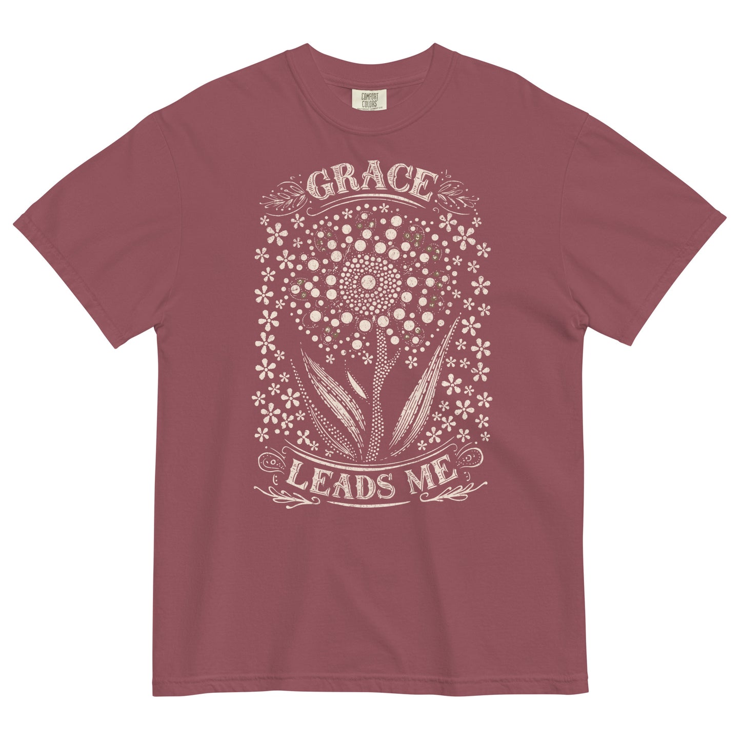 Grace Leads Me Women's Christian T-Shirt
