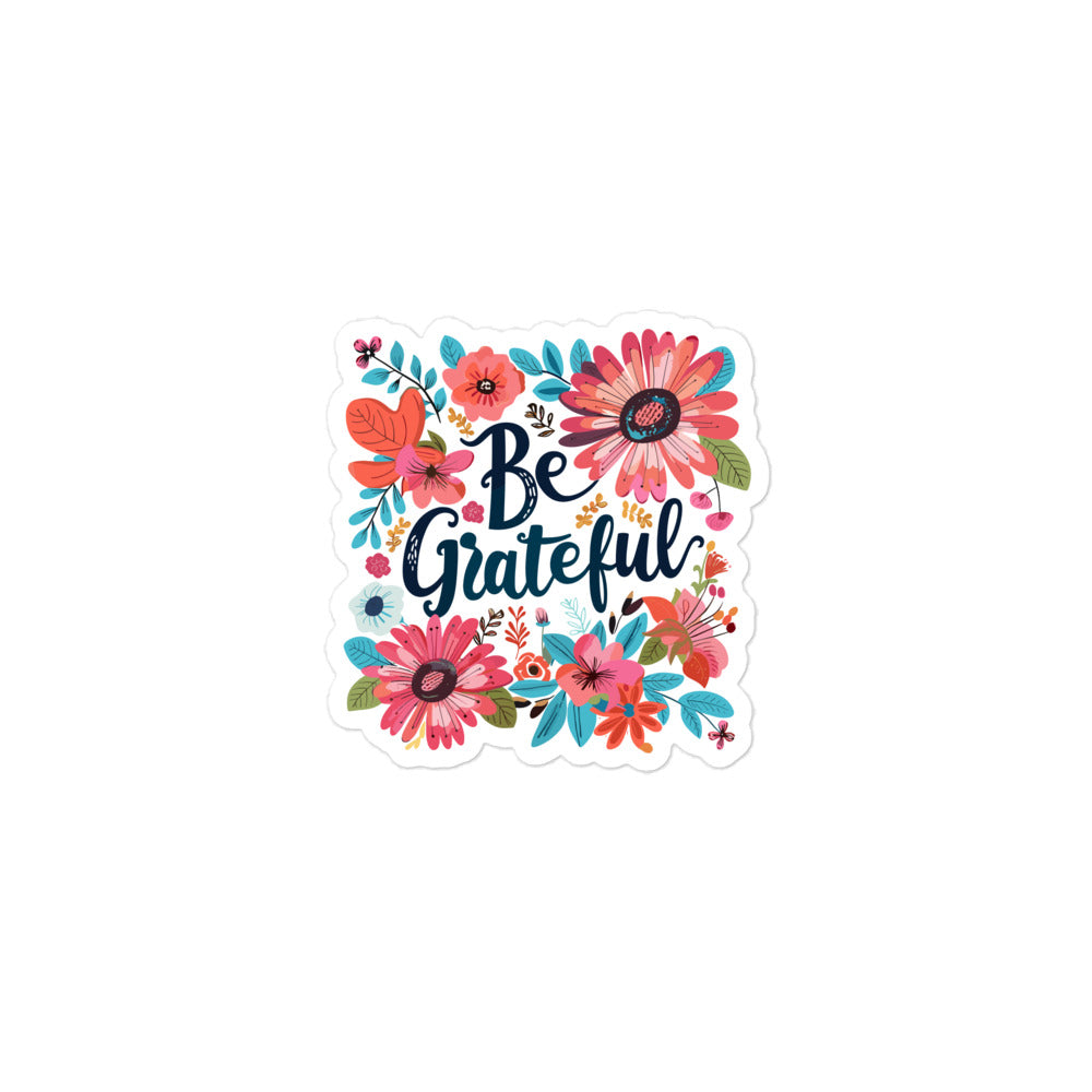 Be Grateful Christian Sticker