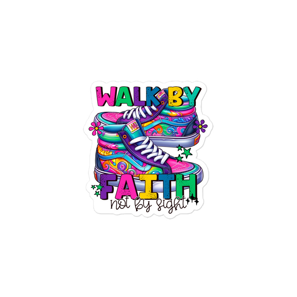 Walk By Faith Not By Sight Christian Sticker Kadosh Life