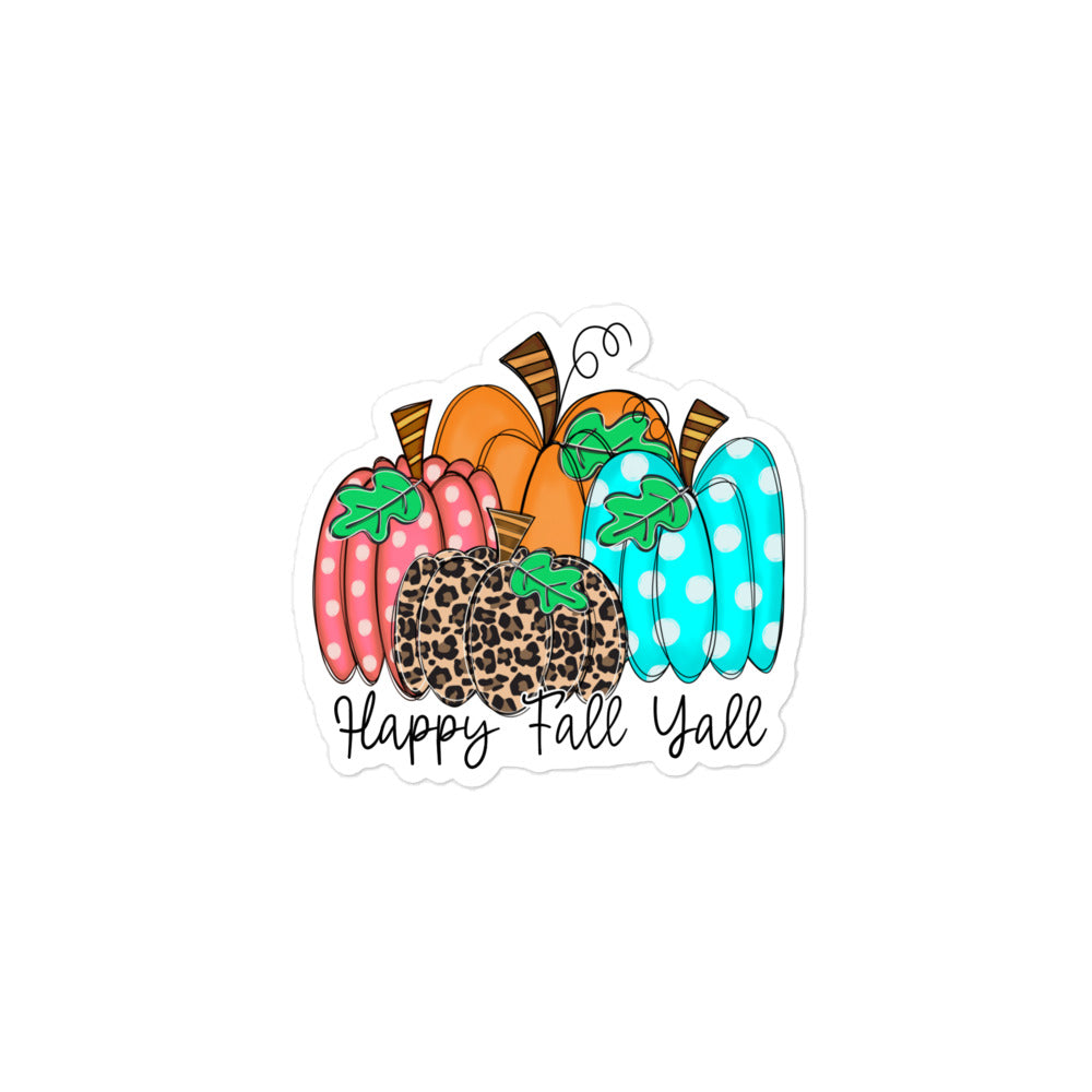 Happy Fall Yall Sticker