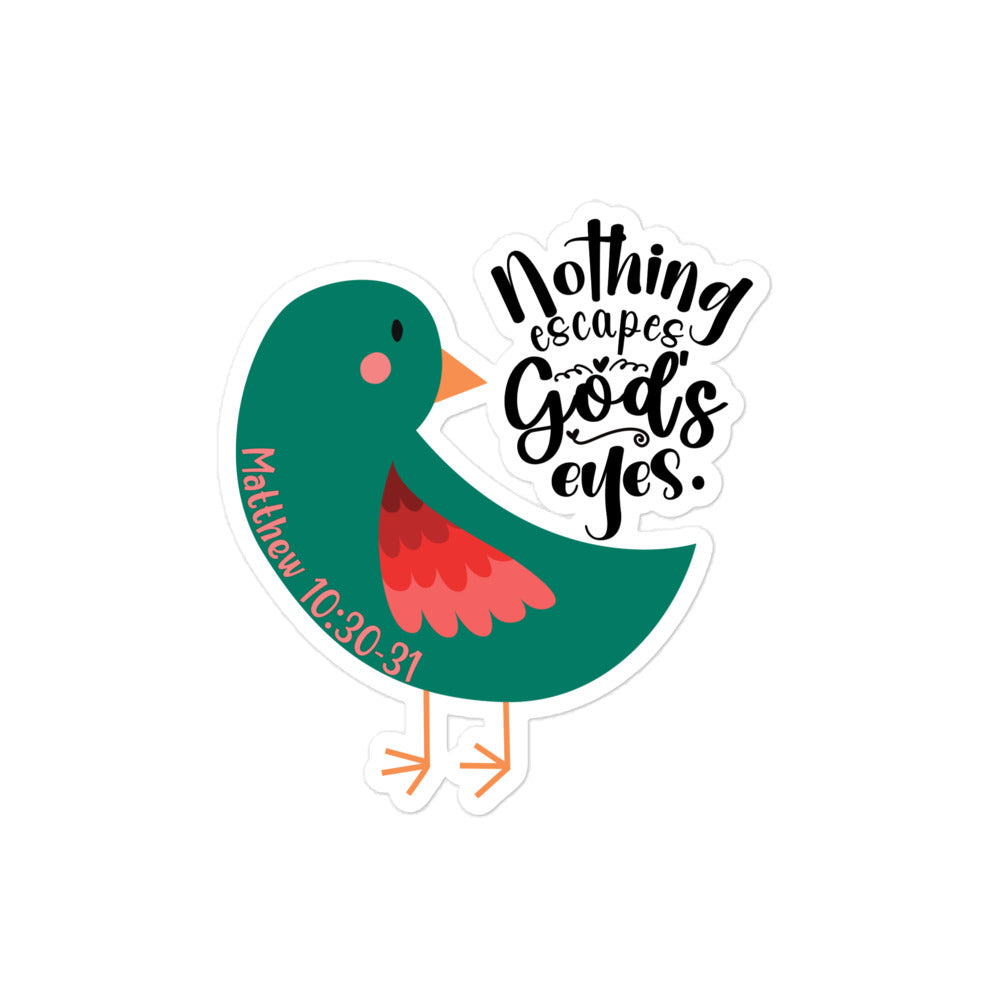 God's Eyes Sticker Stickers 4″×4″ Kadosh Life