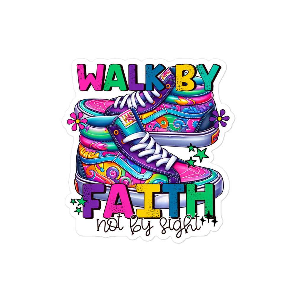 Walk By Faith Not By Sight Christian Sticker Kadosh Life