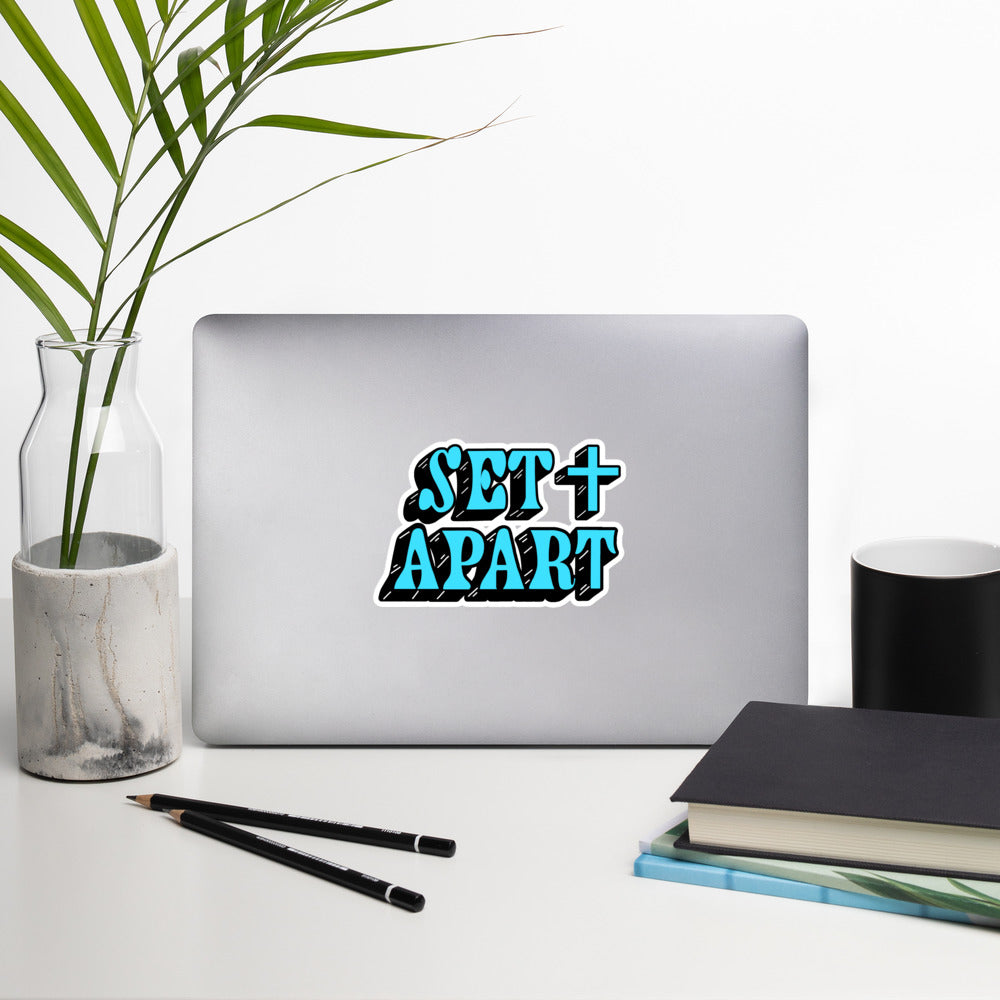 Set Apart Christian Bumper Stickers faith gifts Religious gift Stickers Kadosh Life