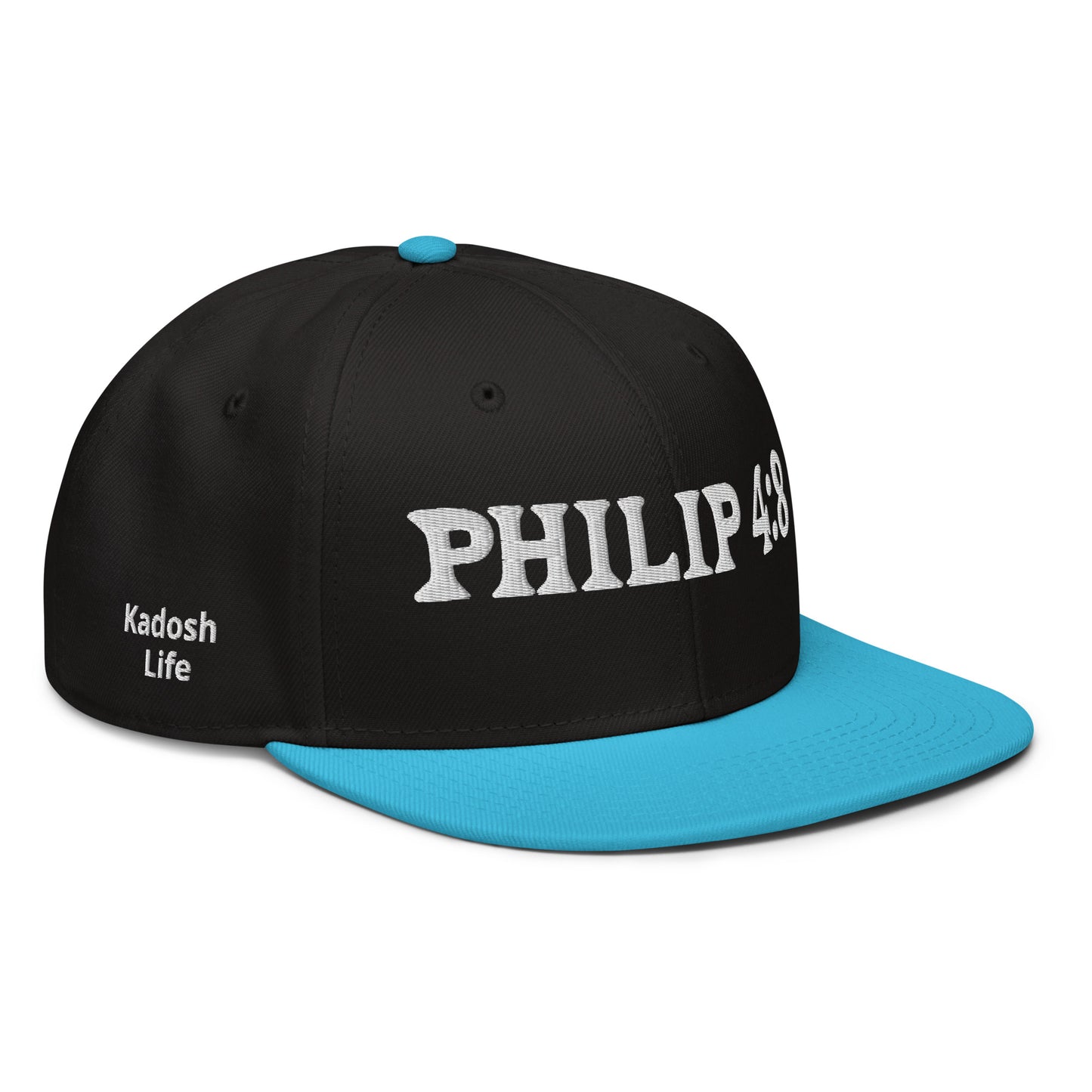 More colors For Phillipans 4:8 Hat Otto 125-978 Christian flat brim snapback hat for men and women bible verse hat Phillipans 4:8 Christian skateboard hat Bible verse Christian Gifts Christian Hats Flat Brim Hats Gift for him and her gifts for her gifts for him Hats religious gift Snapback hats Kadosh Life