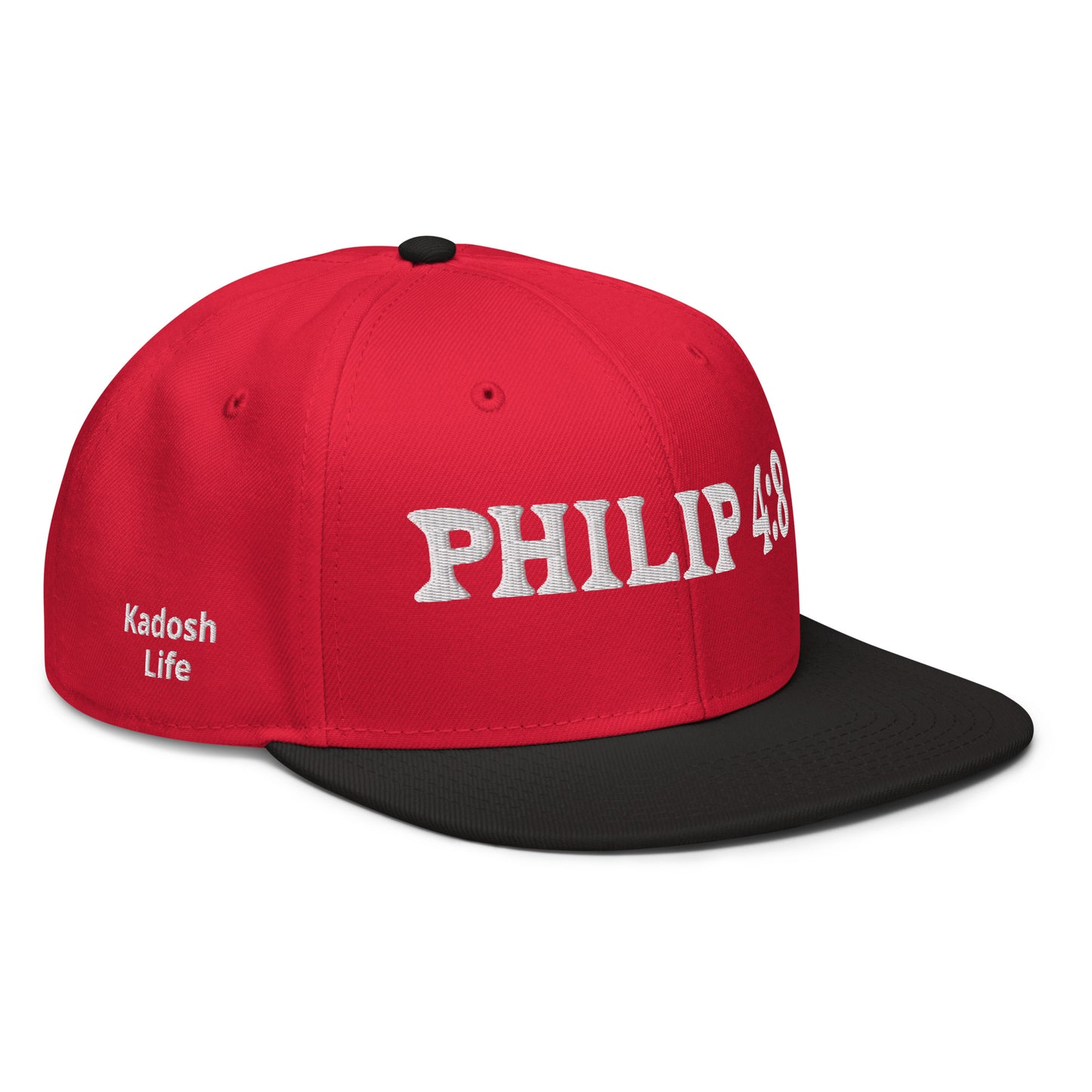 More colors For Phillipans 4:8 Hat Otto 125-978 Christian flat brim snapback hat for men and women bible verse hat Phillipans 4:8 Christian skateboard hat Bible verse Christian Gifts Christian Hats Flat Brim Hats Gift for him and her gifts for her gifts for him Hats religious gift Snapback hats Kadosh Life