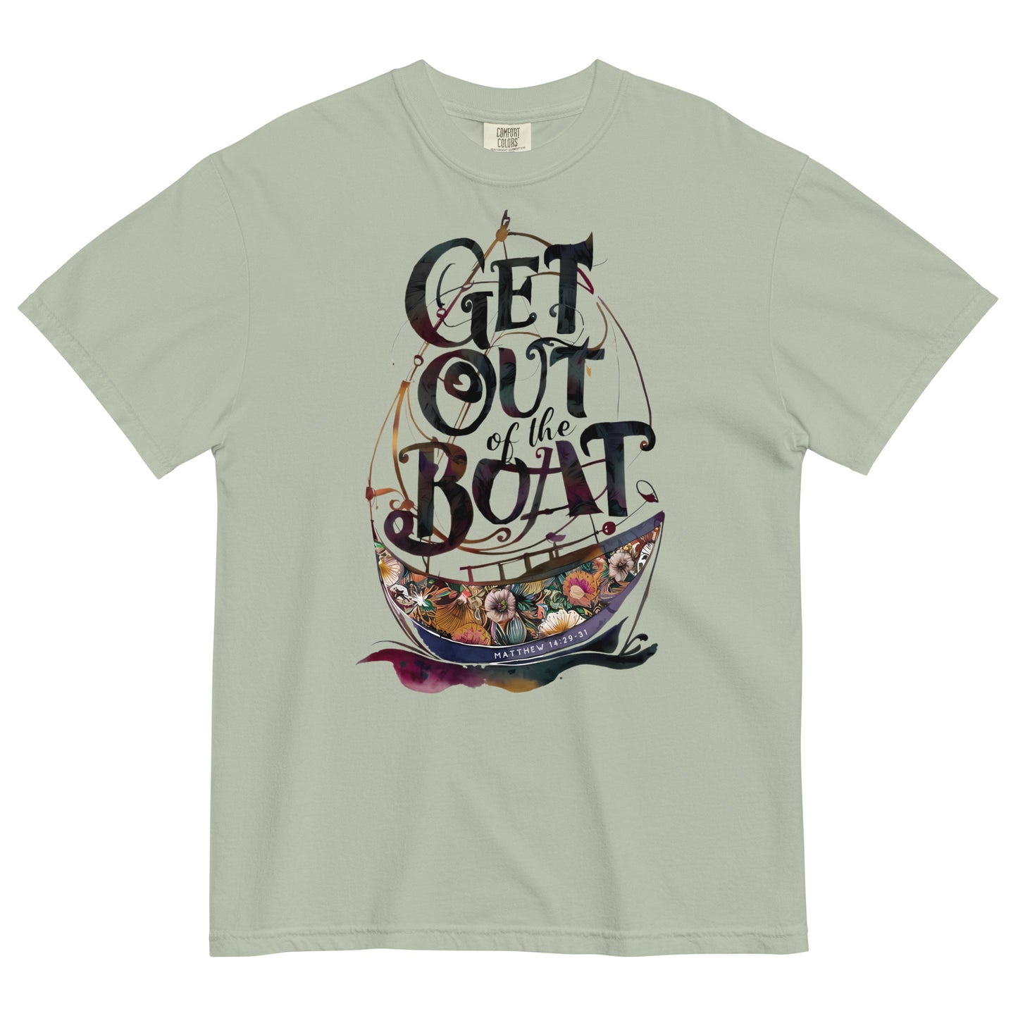 Get Out of the Boat Women's Christian T-Shirt Kadosh Life