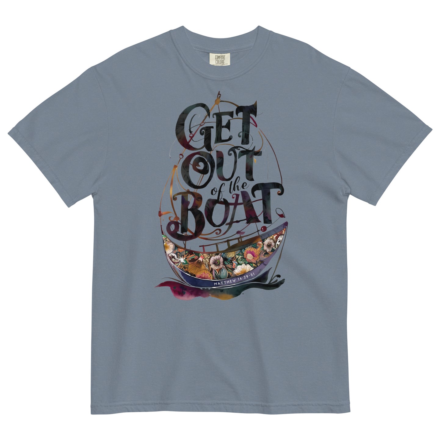 Get Out of the Boat Women's Christian T-Shirt Kadosh Life