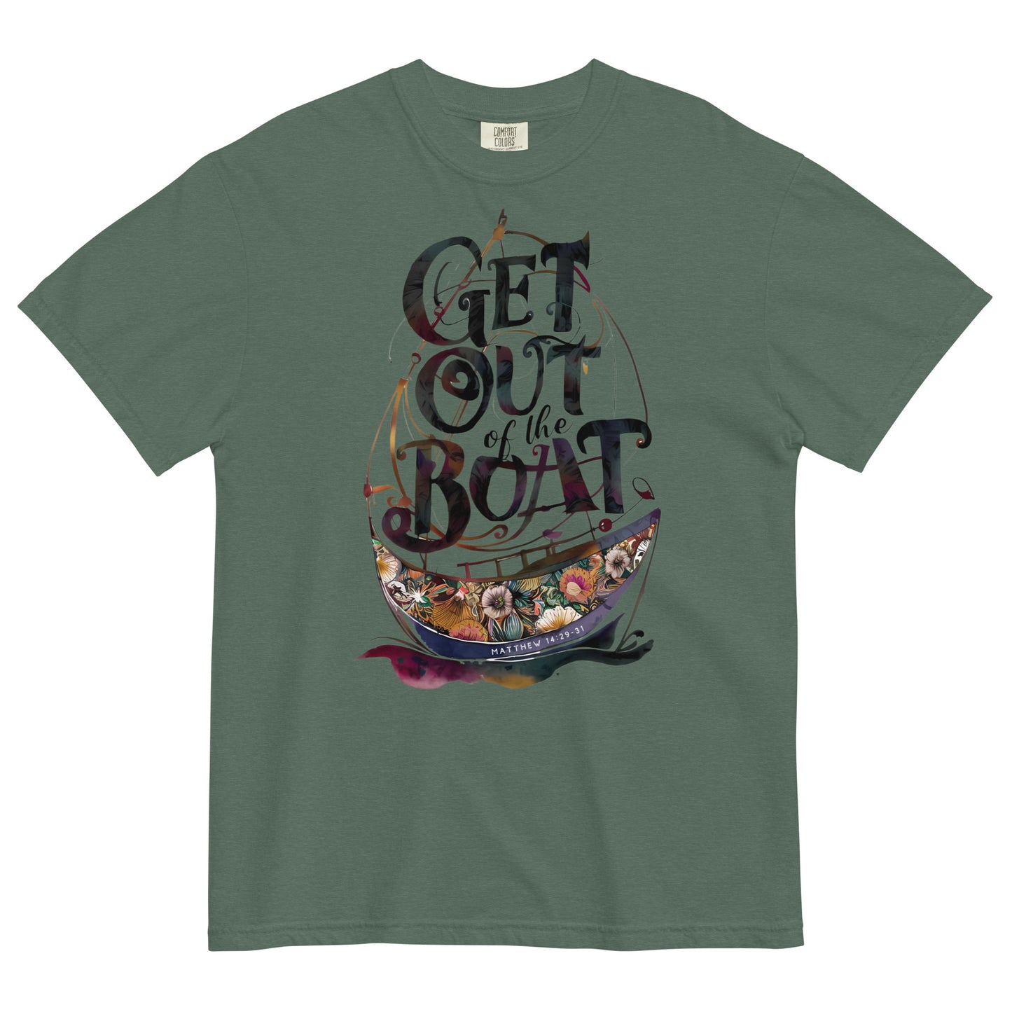 Get Out of the Boat Women's Christian T-Shirt Kadosh Life