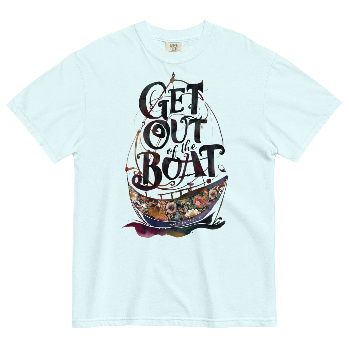 Get Out of the Boat Women's Christian T-Shirt Kadosh Life