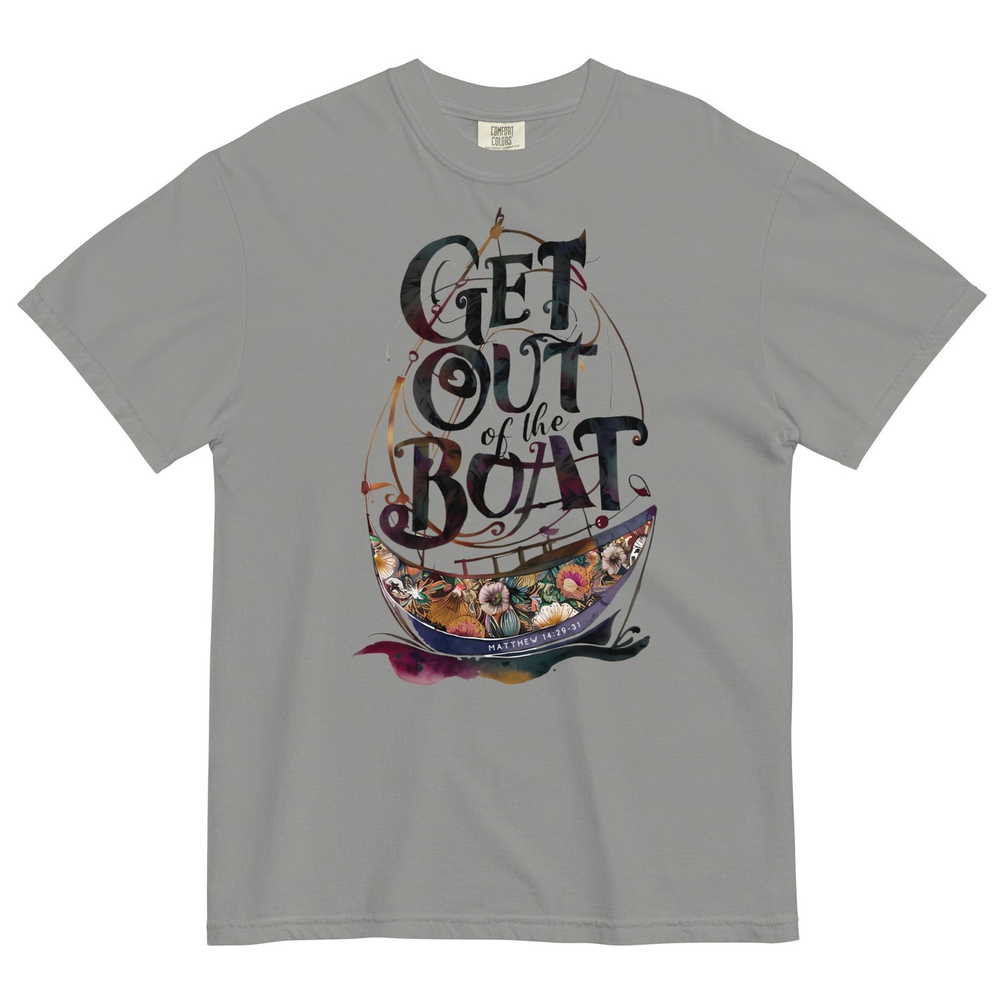 Get Out of the Boat Women's Christian T-Shirt Kadosh Life