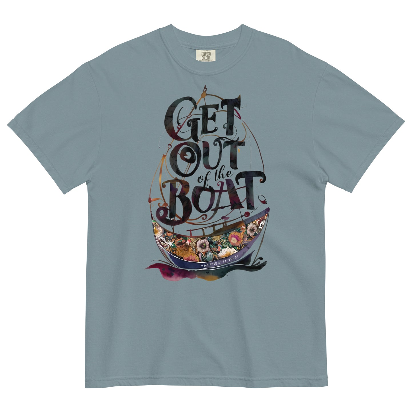 Get Out of the Boat Women's Christian T-Shirt Kadosh Life
