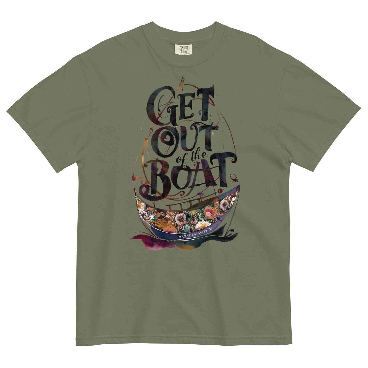 Get Out of the Boat Women's Christian T-Shirt Kadosh Life