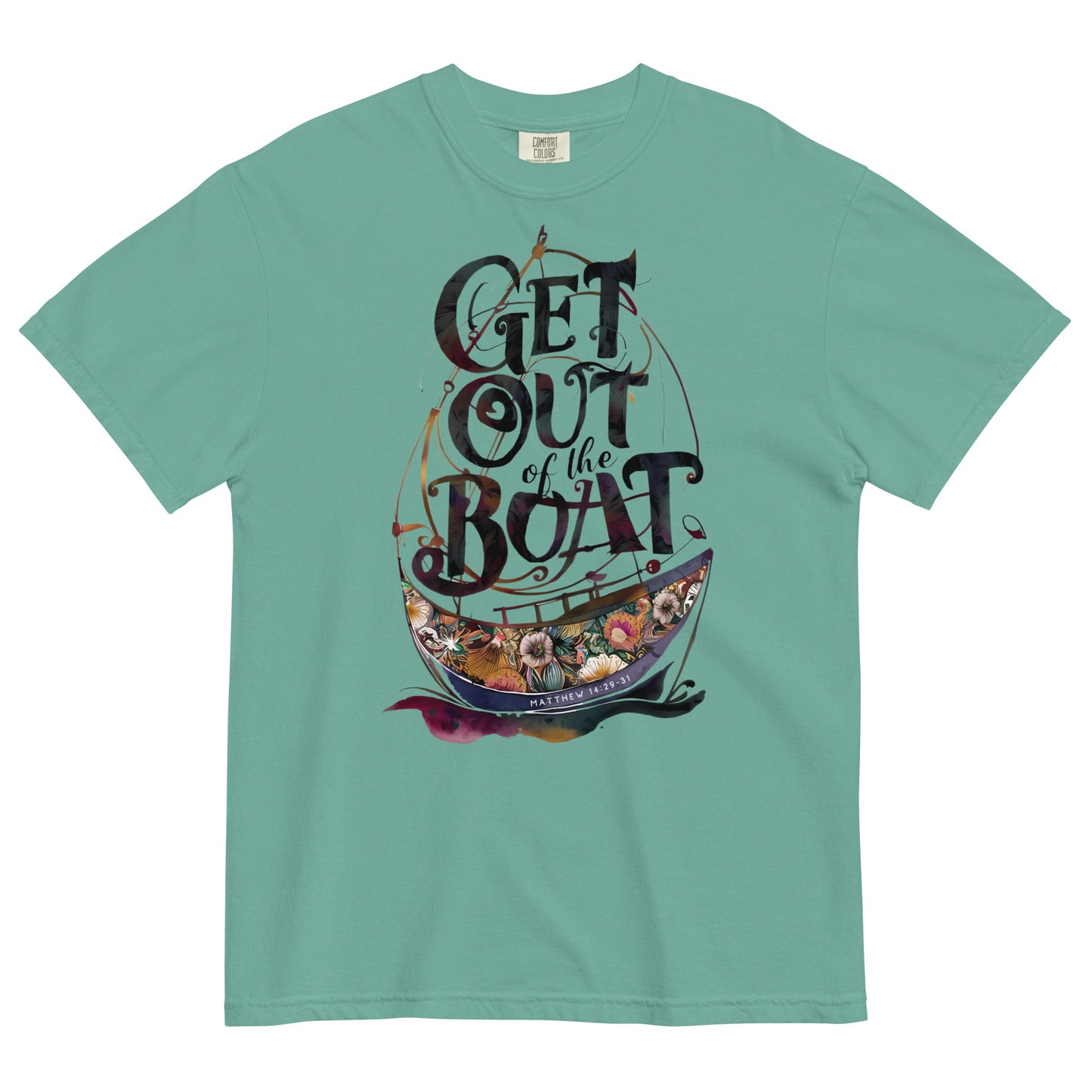 Get Out of the Boat Women's Christian T-Shirt Kadosh Life