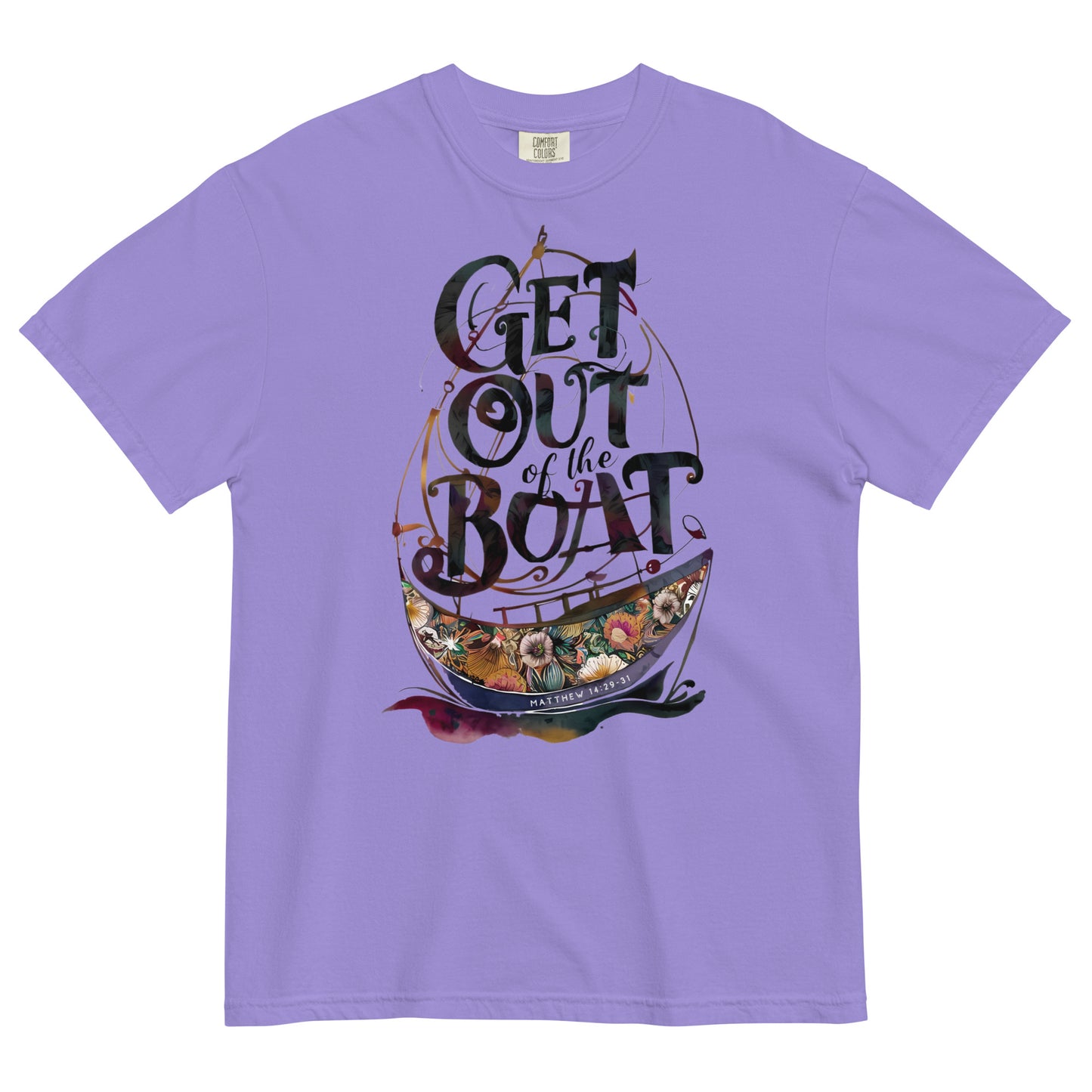 Get Out of the Boat Women's Christian T-Shirt Kadosh Life