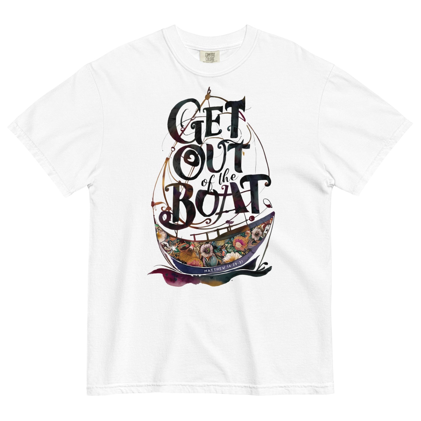Get Out of the Boat Women's Christian T-Shirt Kadosh Life