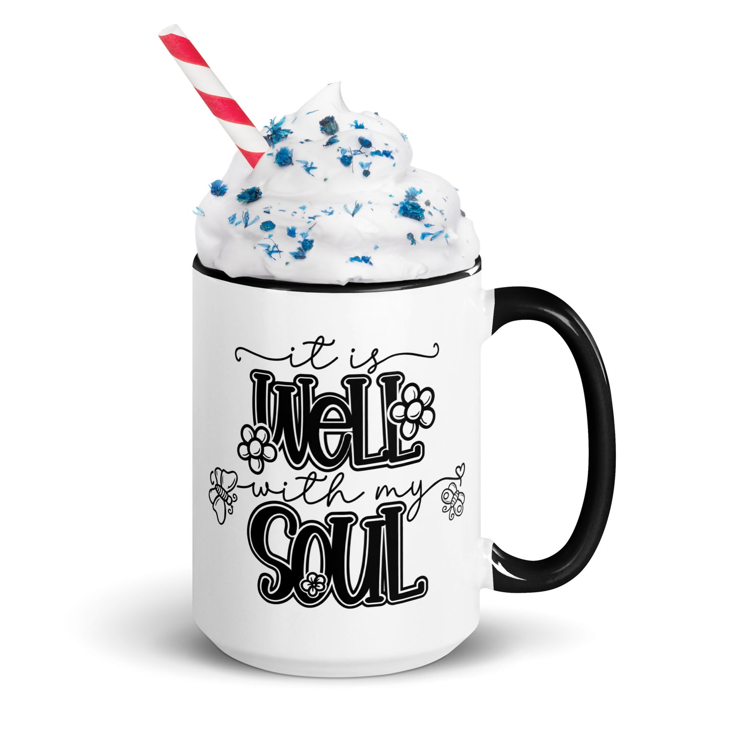 Faith And Inspirational Coffee Mug Gift It Is Well With My Soul 15oz Kadosh Life