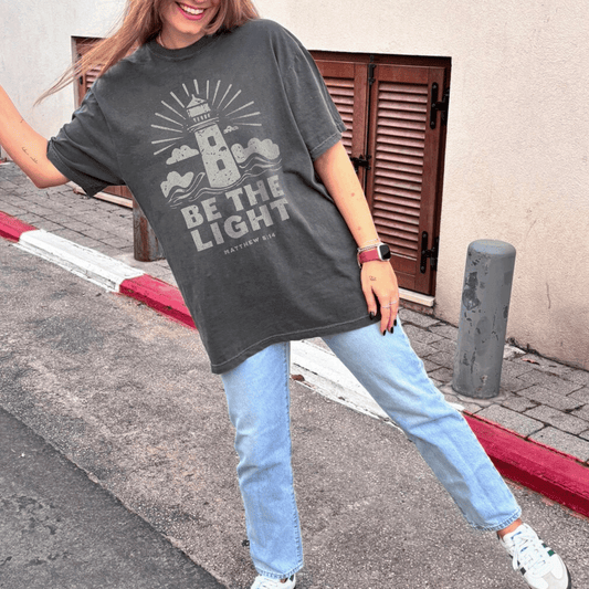 Be The Light Matthew 5:14 Men and Women's Christian T-Shirt Kadosh Life