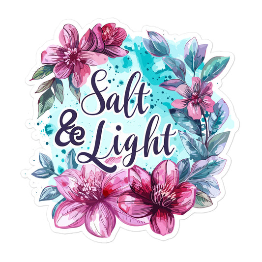 Salt and Light Christian Sticker Kadosh Living