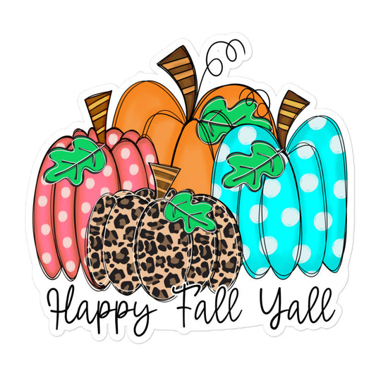 Happy Fall Yall Sticker