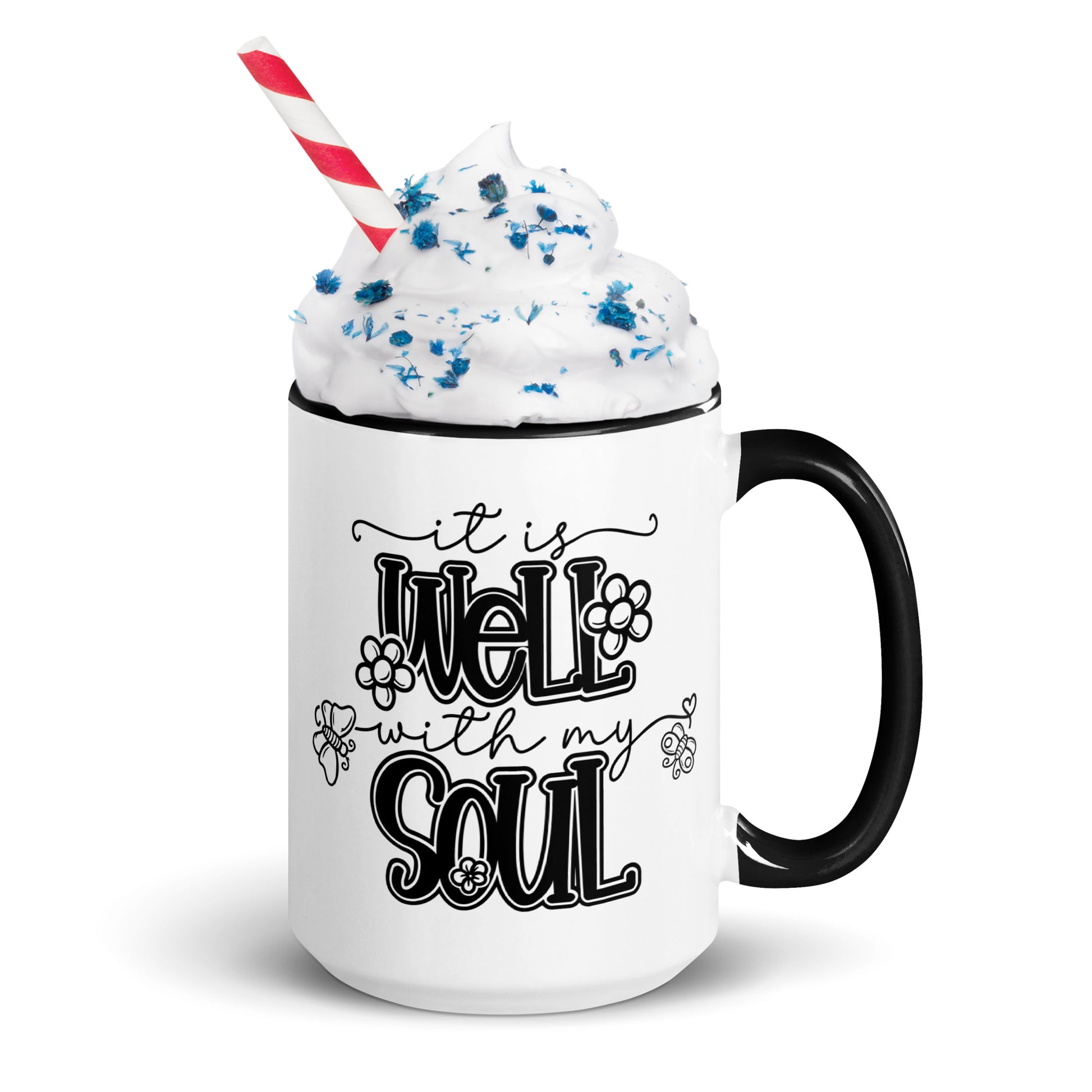 Faith And Inspirational Coffee Mug Gift It Is Well With My Soul 15oz Kadosh Life